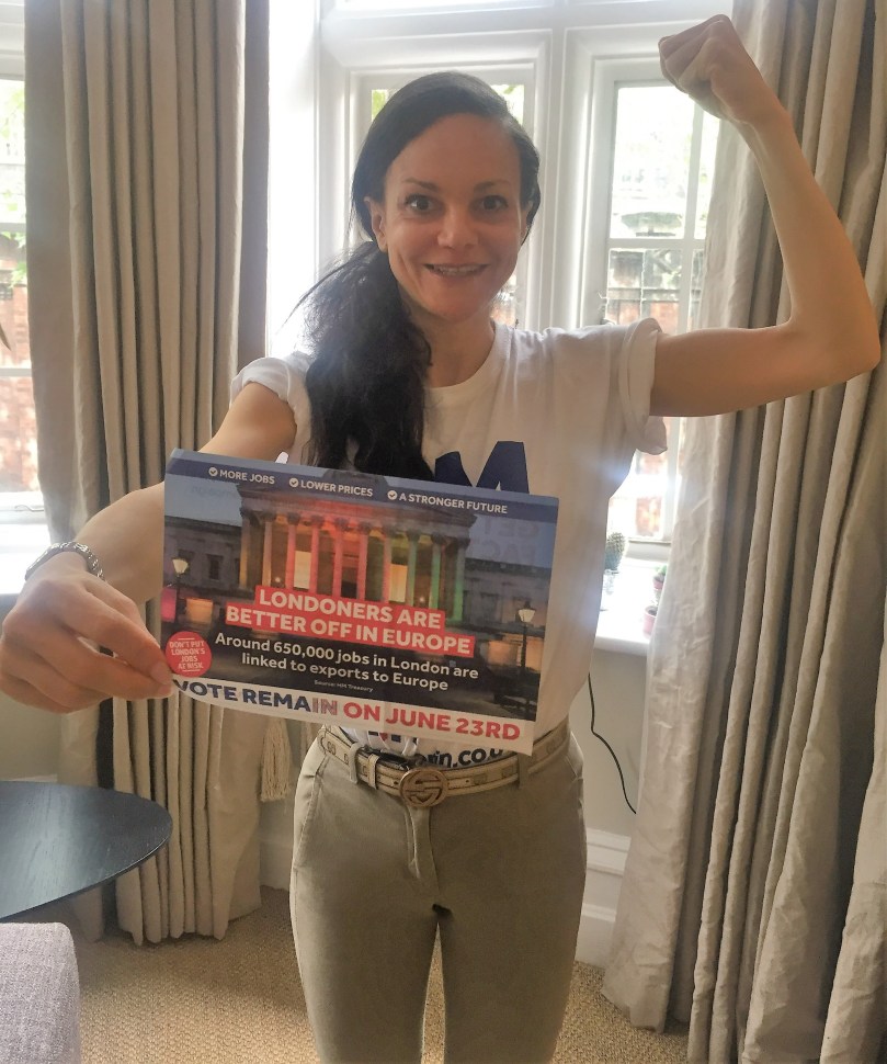 I get up at 4.30am on polling day to organise my team of 65 volunteers from Britain Stronger in Europe for all the activities of polling day including leafleting tube stations, schools Ark Academy in Wembley Kingsbury Green Primary School Sinai Jewish Primary school in Kenton St Mary’s Church of England Primary school Neasden St Joseph’s Catholic Junior school Wembley and Harlesden High Street, Wembley High Street, Willesden Green High Road and Kingsbury High Street