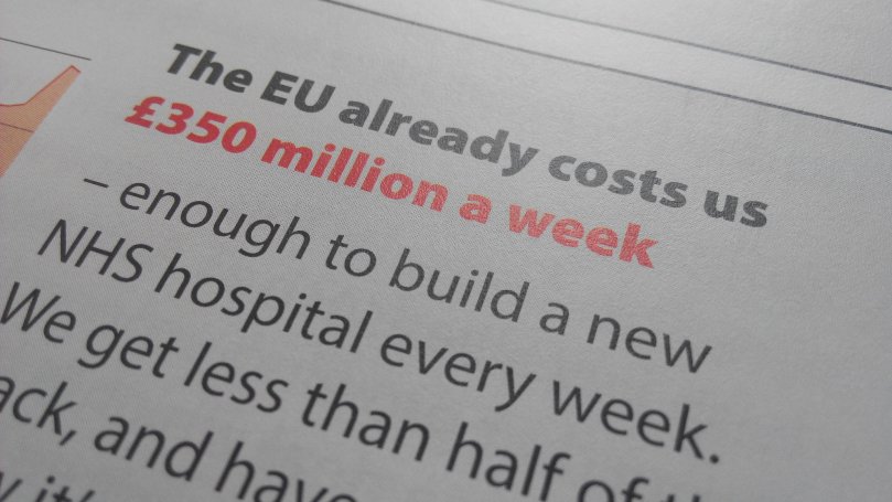 As part of their election campaign vote leave said that the £350 million pounds they said we gave to the European Union every week which in fact was a lie as it is half of that would be given to the NHS if we left. As soon as they won the vote this promise was retracted as was their pledge to reduce numbers on immigration.