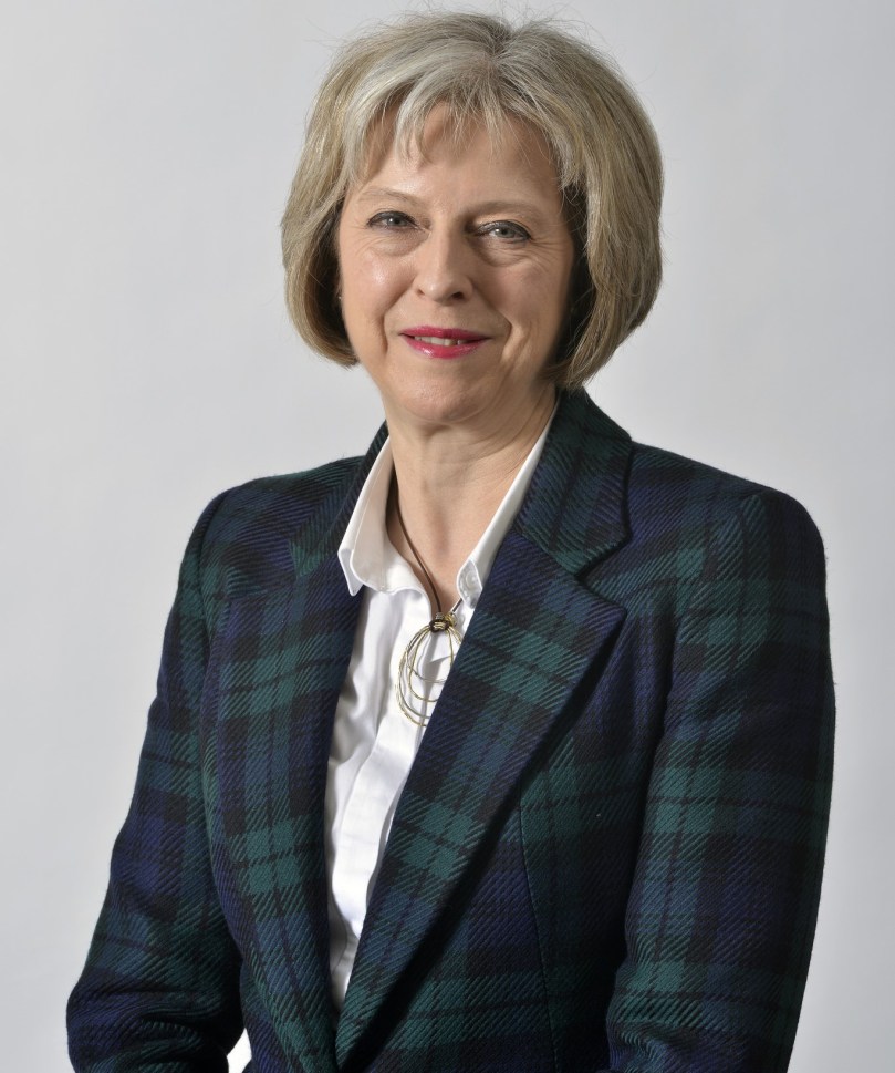 The British Home Secretary Theresa May who has said she wants to be the next Prime Minister of the UK replacing David Cameron and who has become the front runner in the race to become leader of the Conservative Party